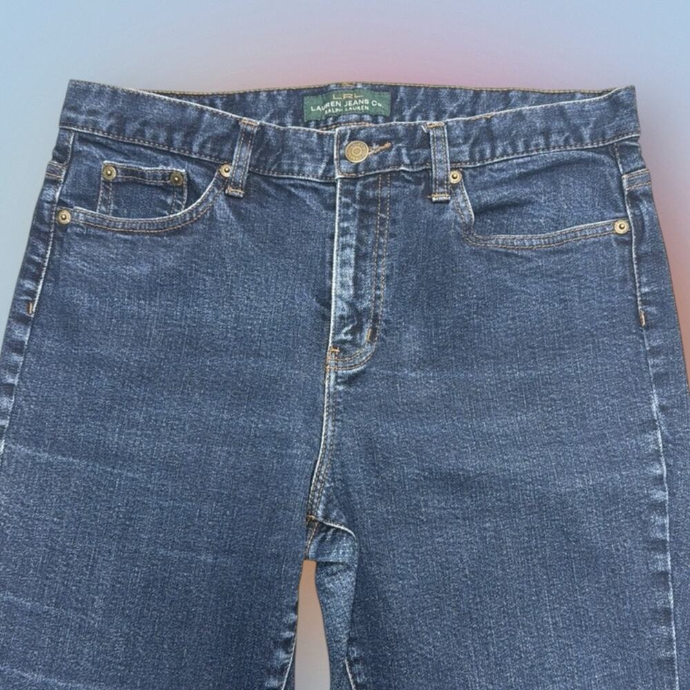 LAUREN RALPH LAUREN Women’s 10 Bootcut Blue Jeans